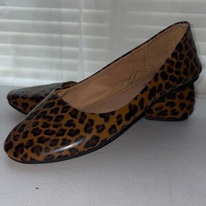 Shoes8teen Leopard Print Women's Flats